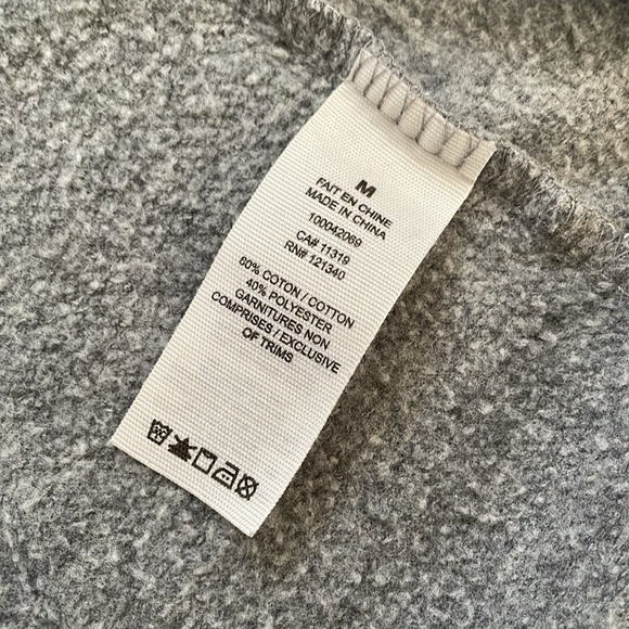 Garage Women’s Grey Zip Up Hoodie - Picture 5 of 8